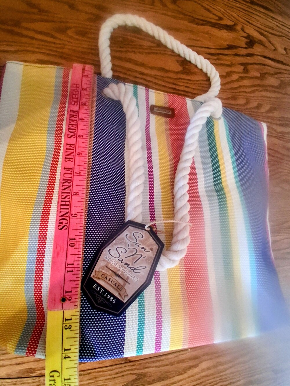 NWT Sun 'N Sand Casual  Bag, Beach Tote, All Purpose.